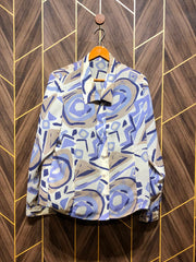 Western Top Chiffon (See Through) – Large Size (Chest: 21, Length: 24)