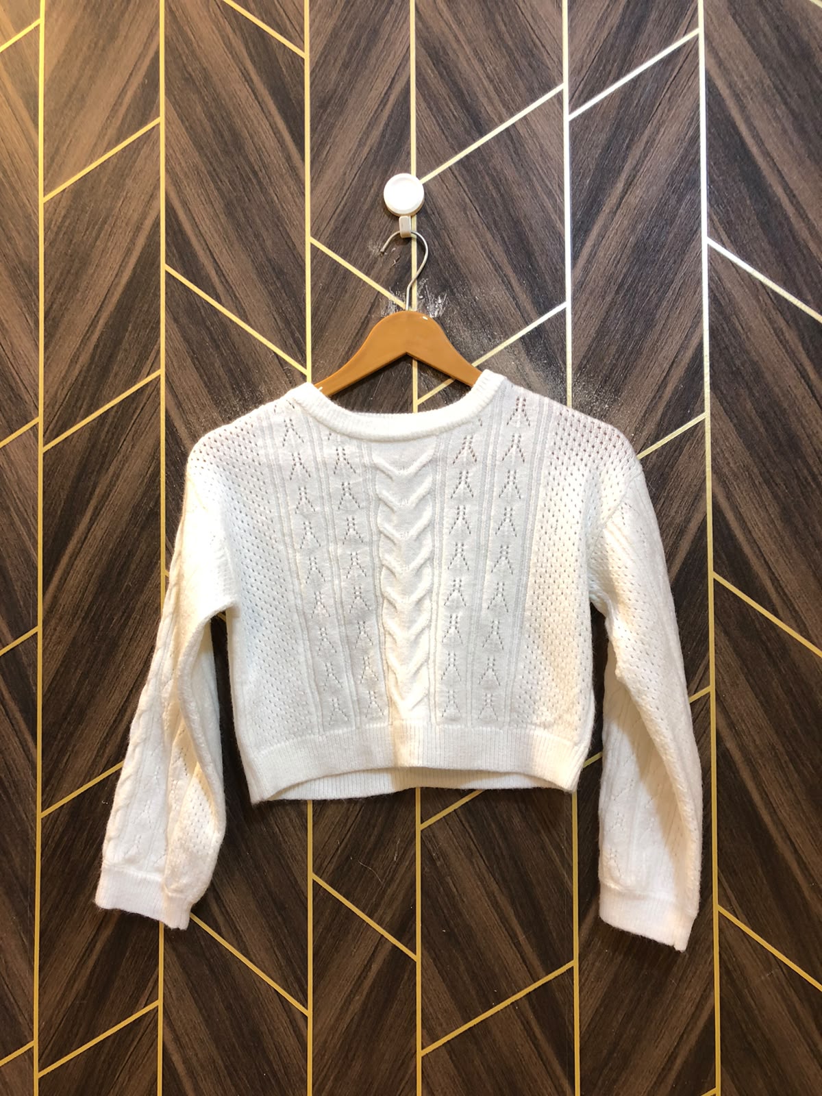 Women Crop Sweater X Small | Size | Chest 17 | Length 16