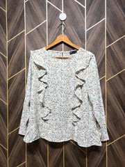 Western Top Small Chest 18 Length 27 Chiffon