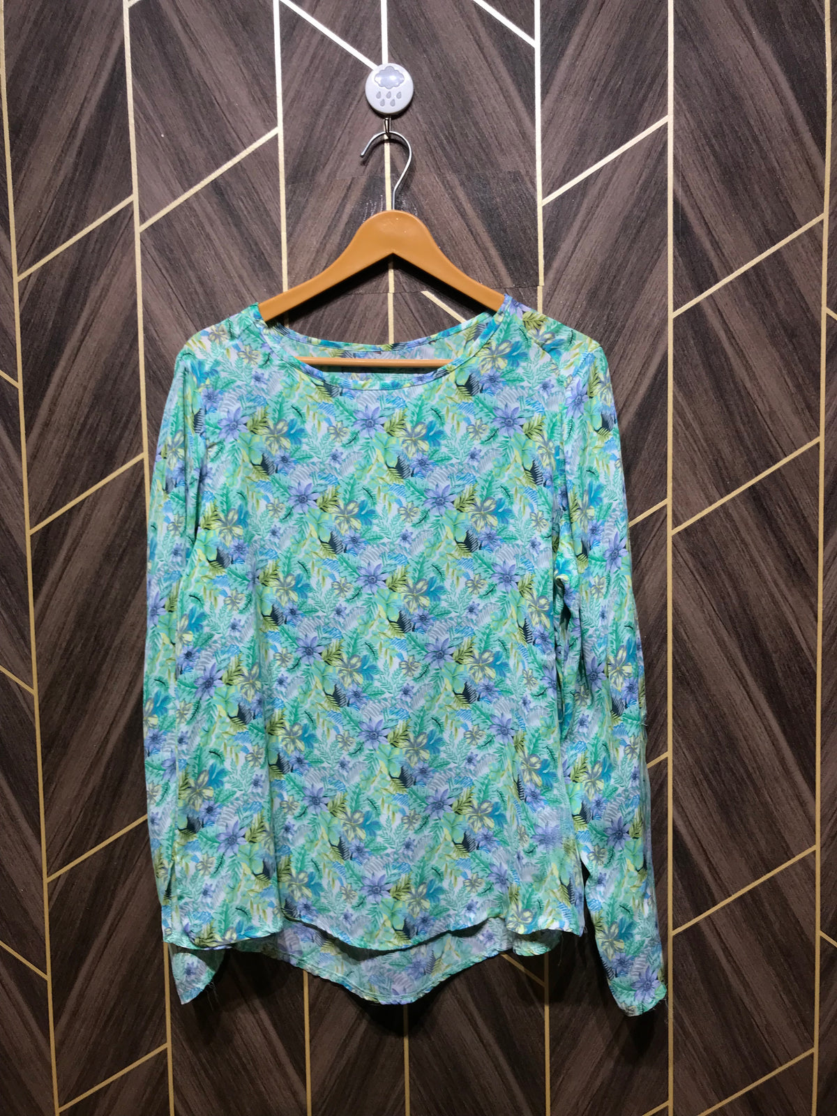 Western Top Medium Chest 19 length 27 Chiffon See through