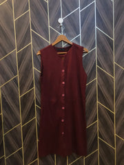 Women Wool Cardigan Sweater Small | Size | Chest 18 | Length 37