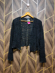 Trendy party net CropTop Size Medium