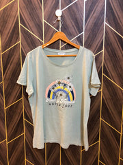 T-Shirt Jersey Large Size Length 27  baggy