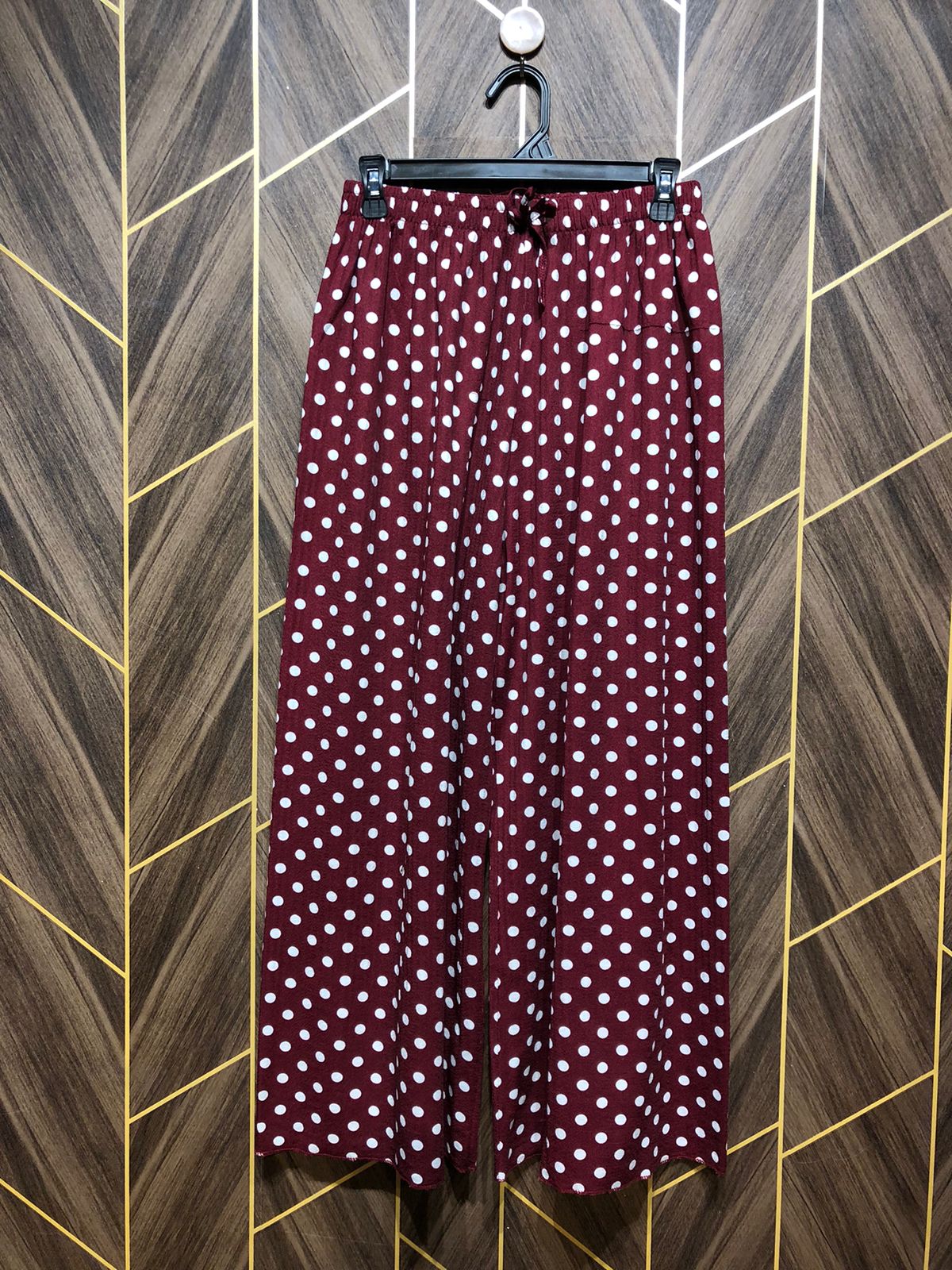 Western Jersey Plazo X Small to Small | Size Waist 26–28 | Length 37