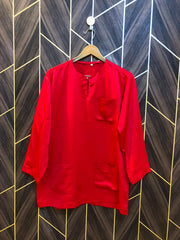 Women Silk Cord Set baggy  | Shirt Chest 20 | Shirt Length 30 | Skirt Waist 30 | Skirt Length 37