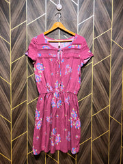Mini Dress Linen Small Size Chest 18 Length 37
