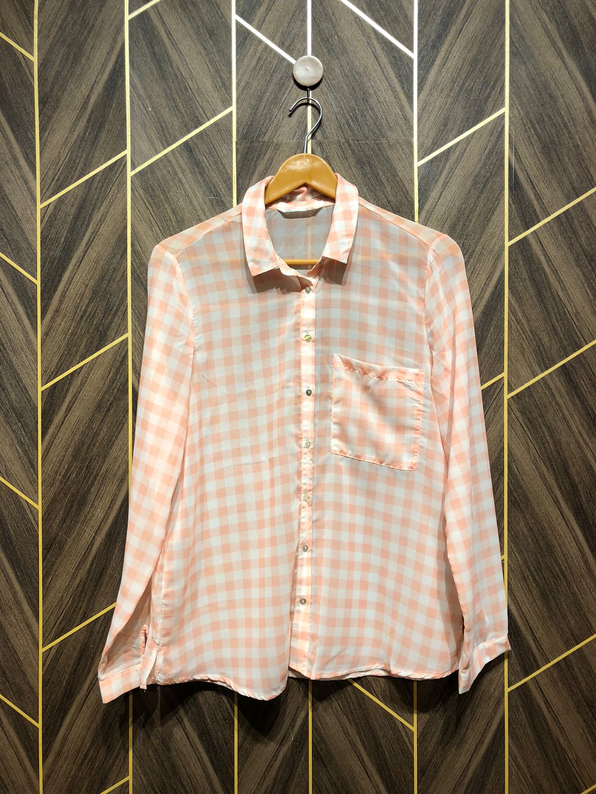 Western Top Chiffon (See Through) – Medium Size (Chest: 19, Length: 26