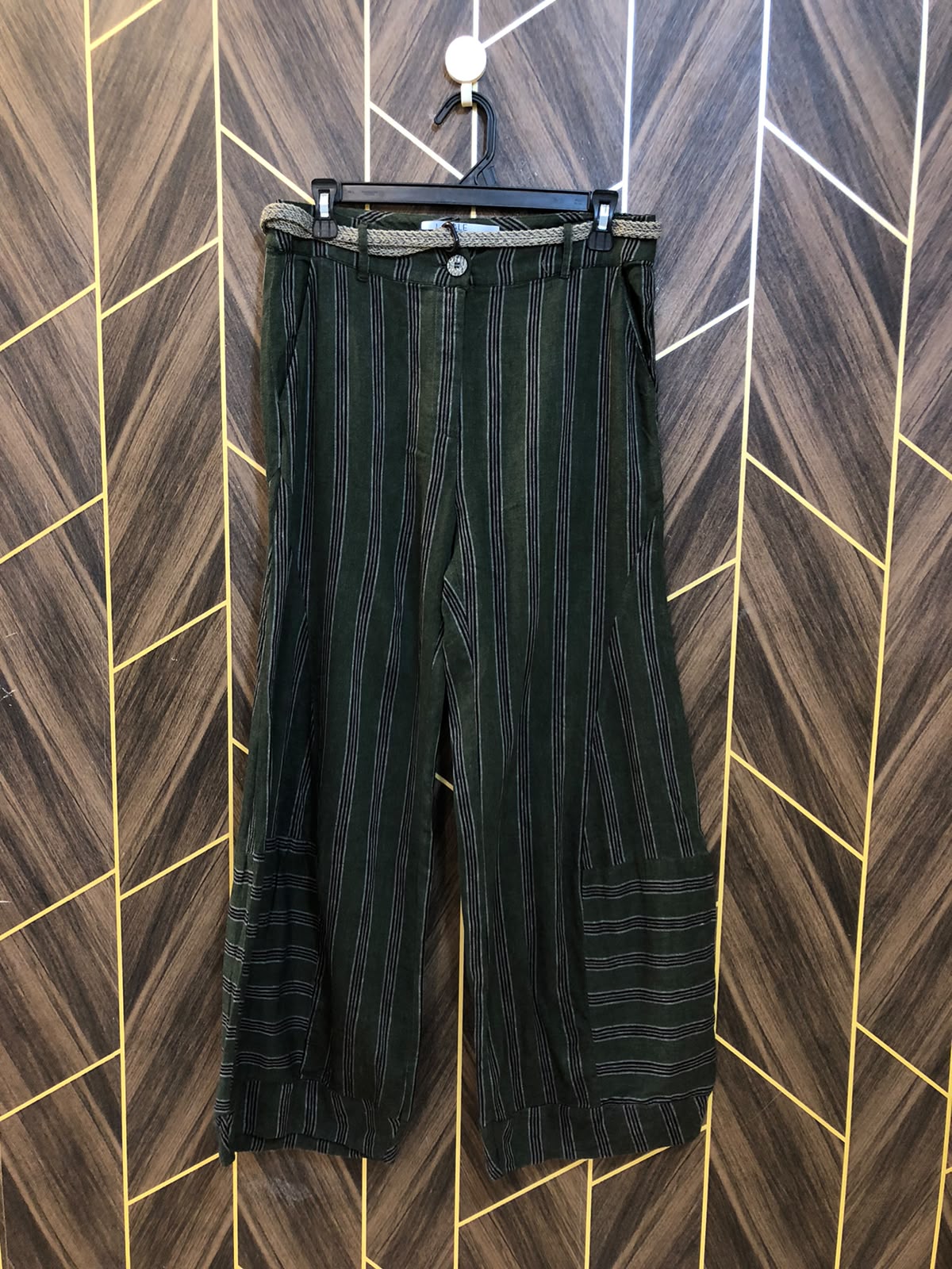 Western Linen Plazo Medium | Size Waist 30 | Length 39