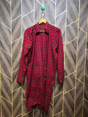 Women Long Shirt Cotton shurg   X Large | Chest 22  | Length 42