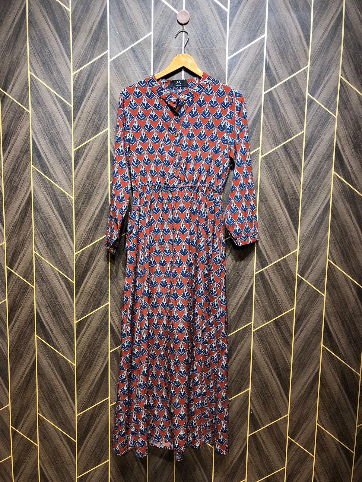 Western Long Maxi Silk X Small | Size | Chest 17 | Length 52