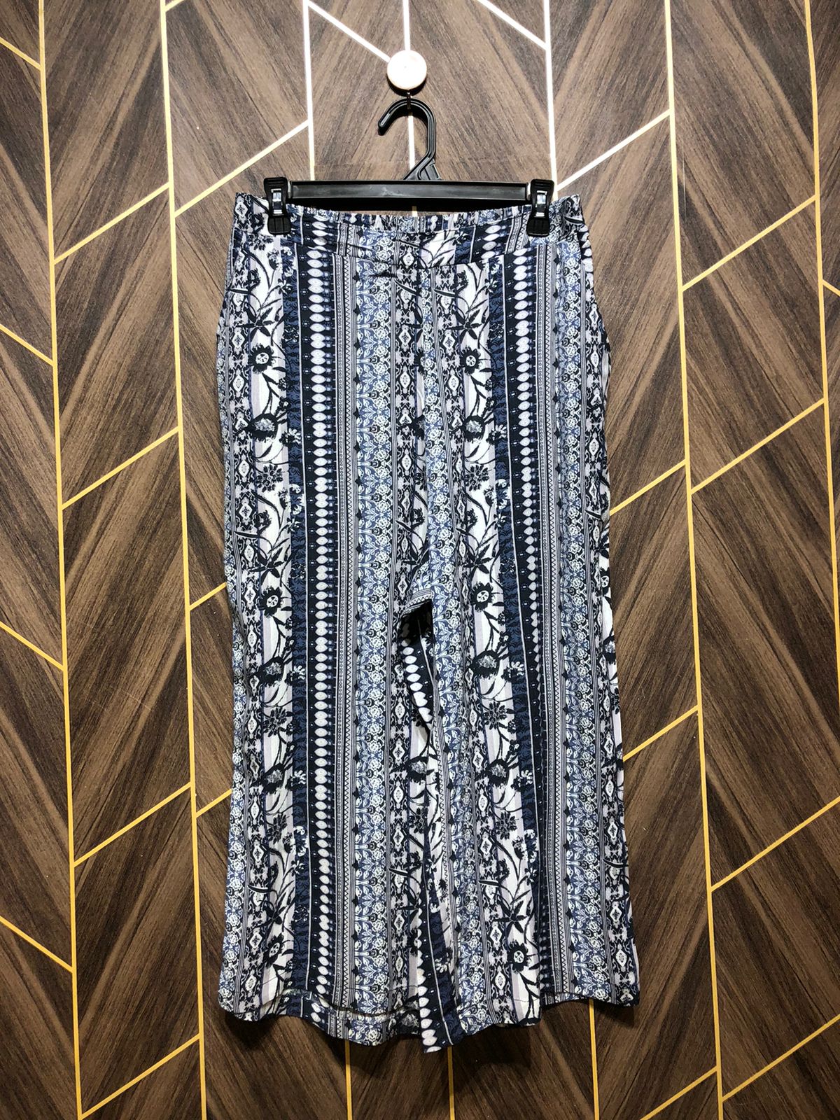 Western Linen Plazo Medium | Size Waist 30 | Length 34