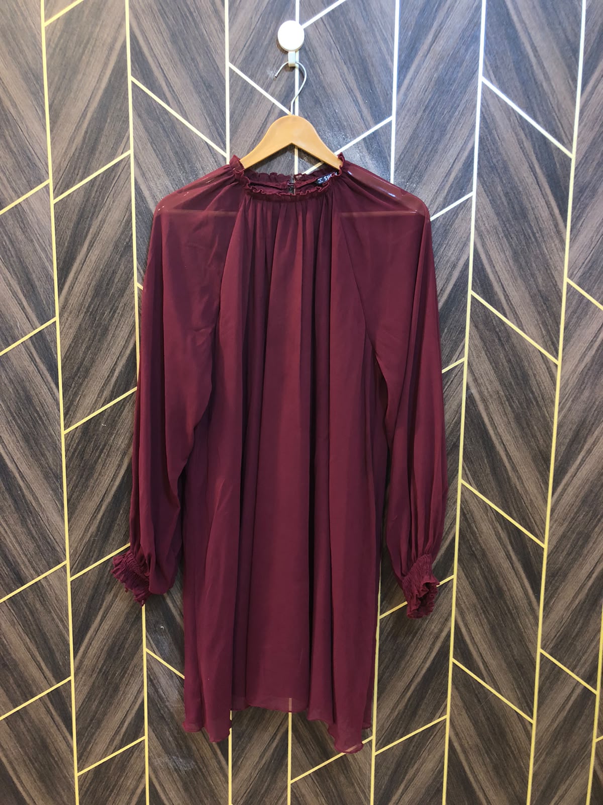 Western Top Chiffon – Large Size (Chest: 21  , Length: 36  )
