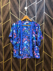 Trendy Chiffon shrug CropTop Size Medium