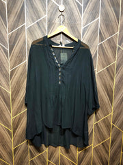 Western Top Chiffon (See Through) – 1XL Size (Chest: 23, Length: 34 )
