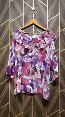 Western Top Chiffon (See Through) – X-Large Size (Chest: 24 , Length: 27)