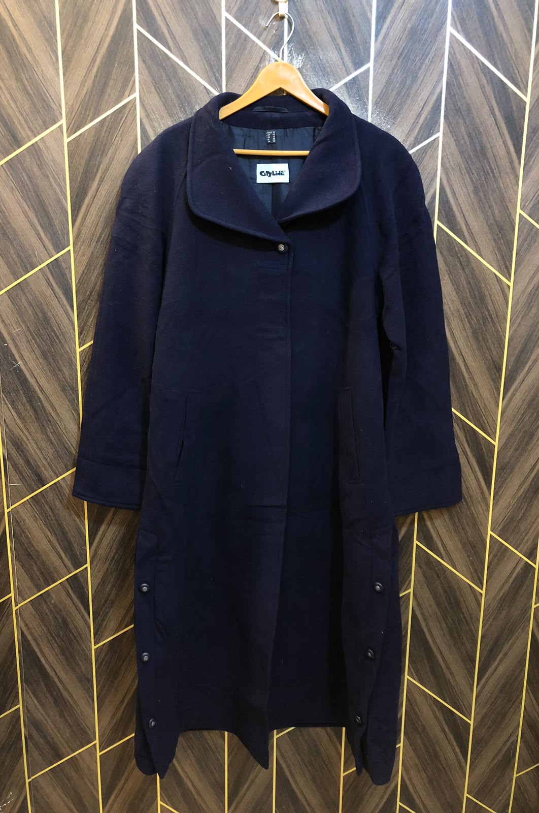 Women Wool Coat Large | Size | Chest 21 | Length 49