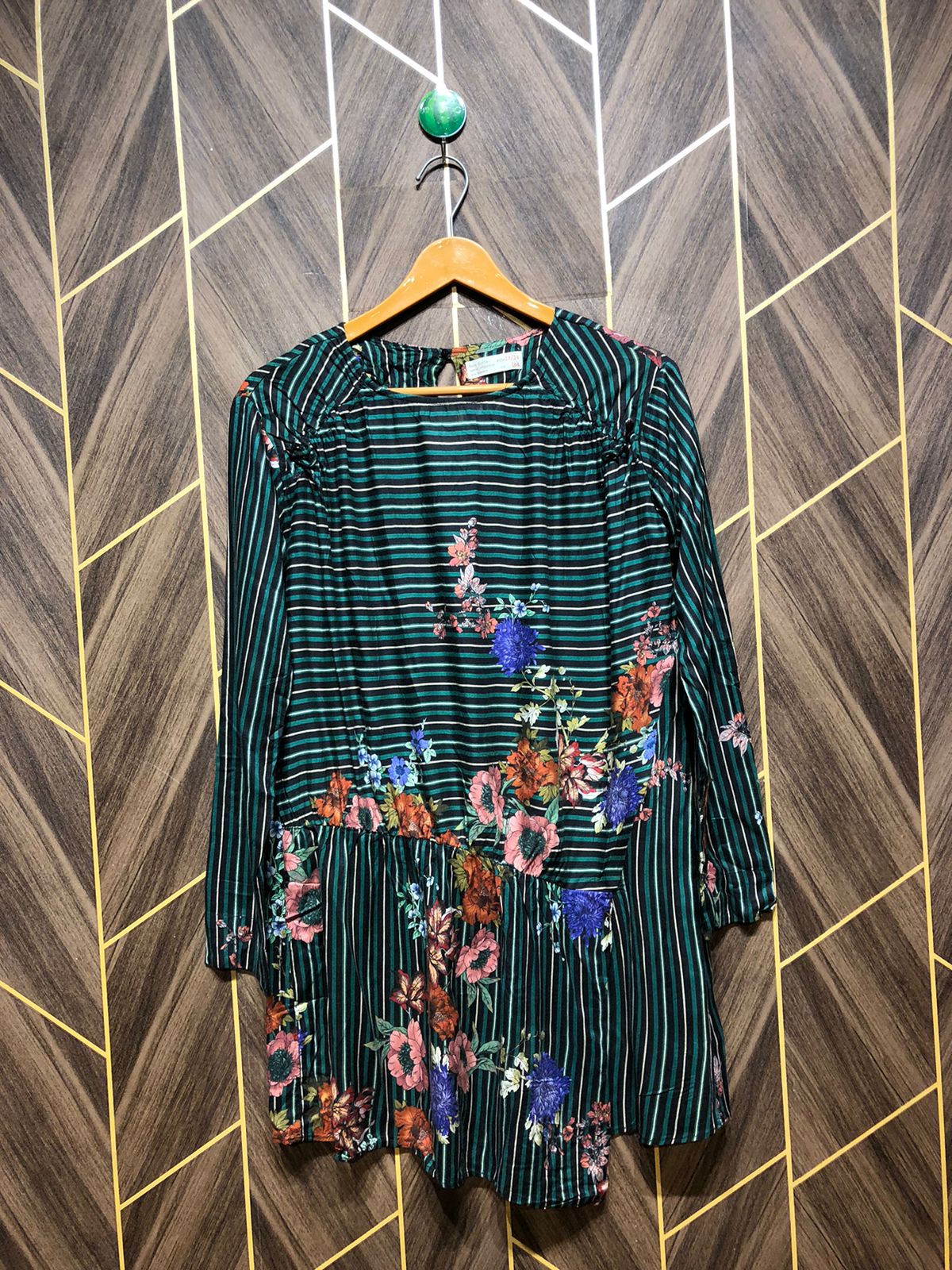 Women Long Shirt Linen Small | 14 15 year  | Length 33