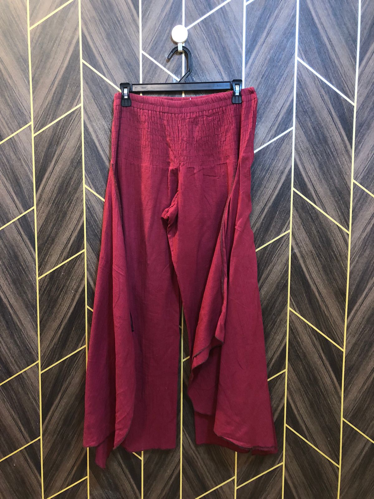 Western Linen Plazo X Small to Small | Size Waist 26–28 | Length 36