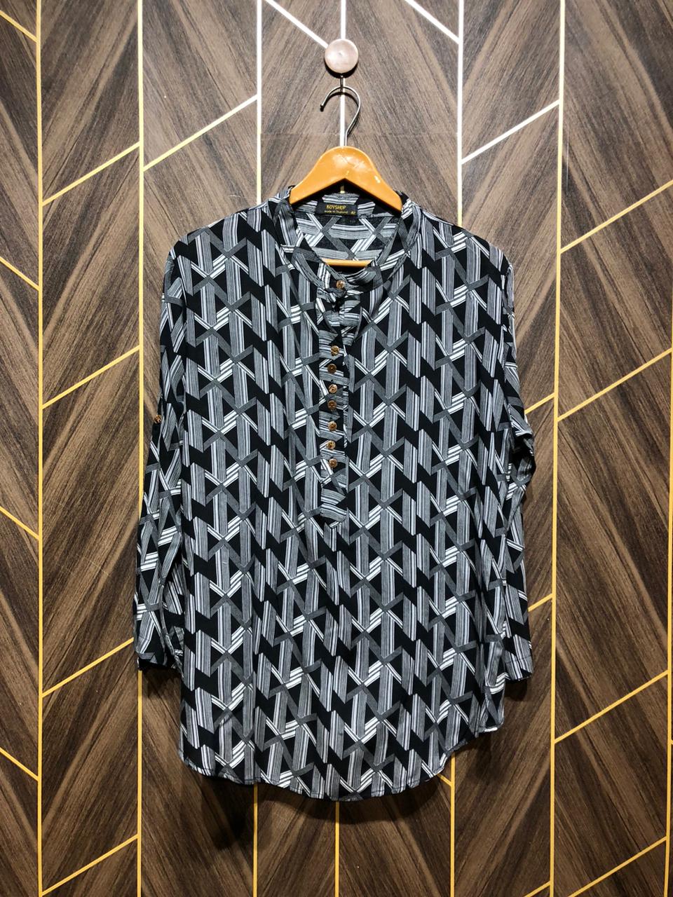 Western Top Linen – -Large Size (Chest: 21, Length: 28)