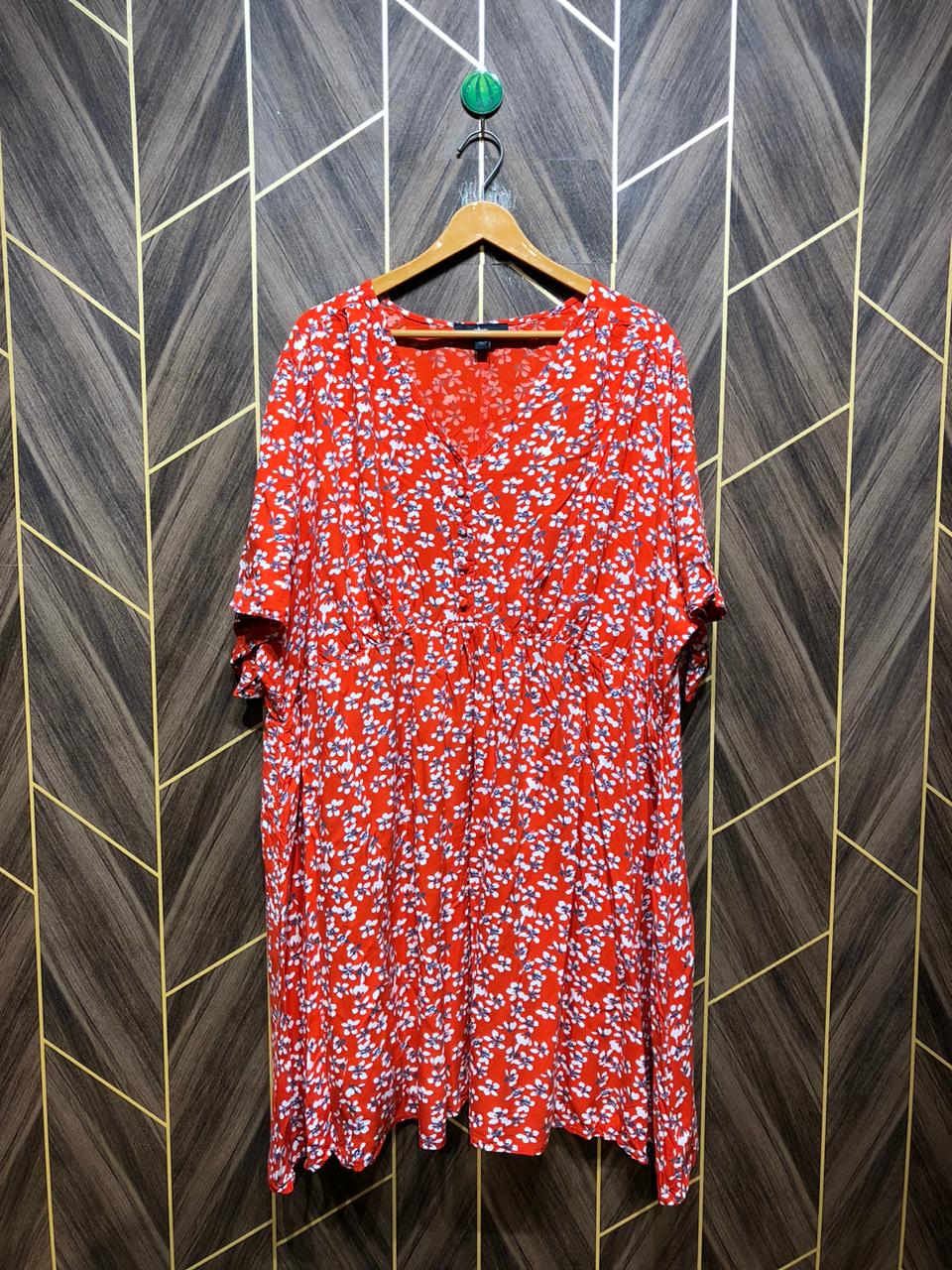 Women Long Shirt Cotton XX Large  | Length 40