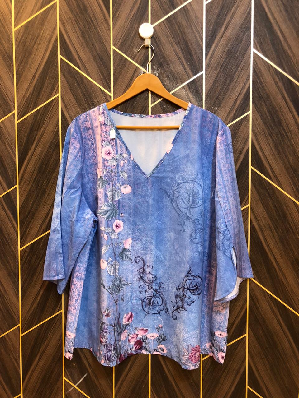 Western Top Silk – 1XL Size (Chest: 23, Length: 22 )