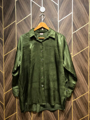 Western Top XLarge Chest 22 Length 29 Silk