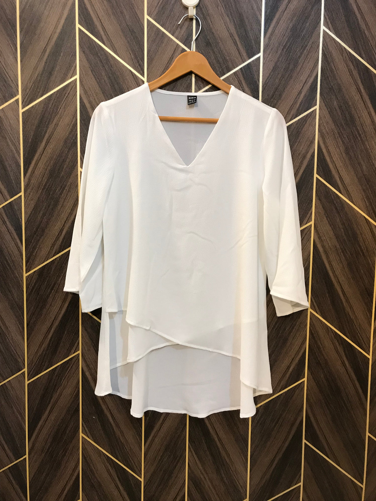Trendy Top Small Chest 19 Length 27 Chiffon