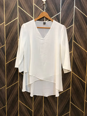 Trendy Top Small Chest 19 Length 27 Chiffon