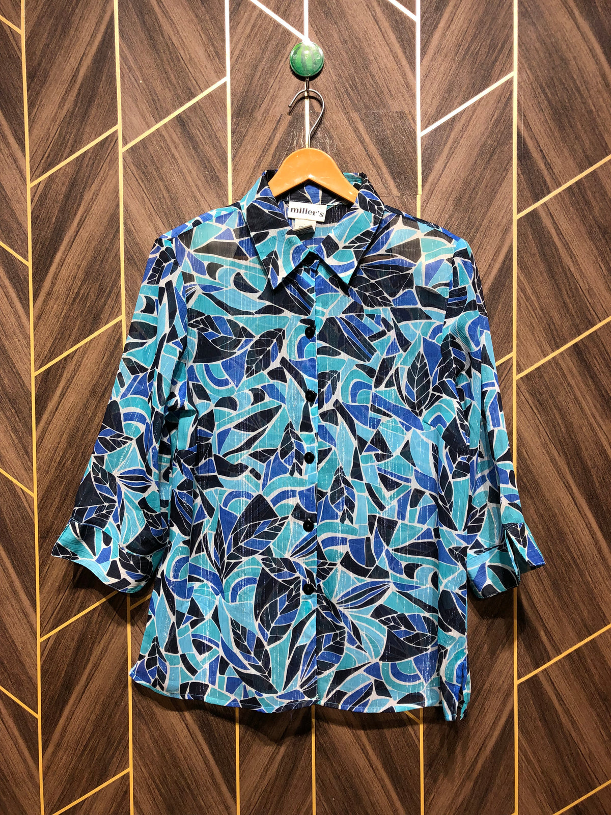 Western Top Chiffon – Small Size (Chest: 18  , Length: 25 ) See through