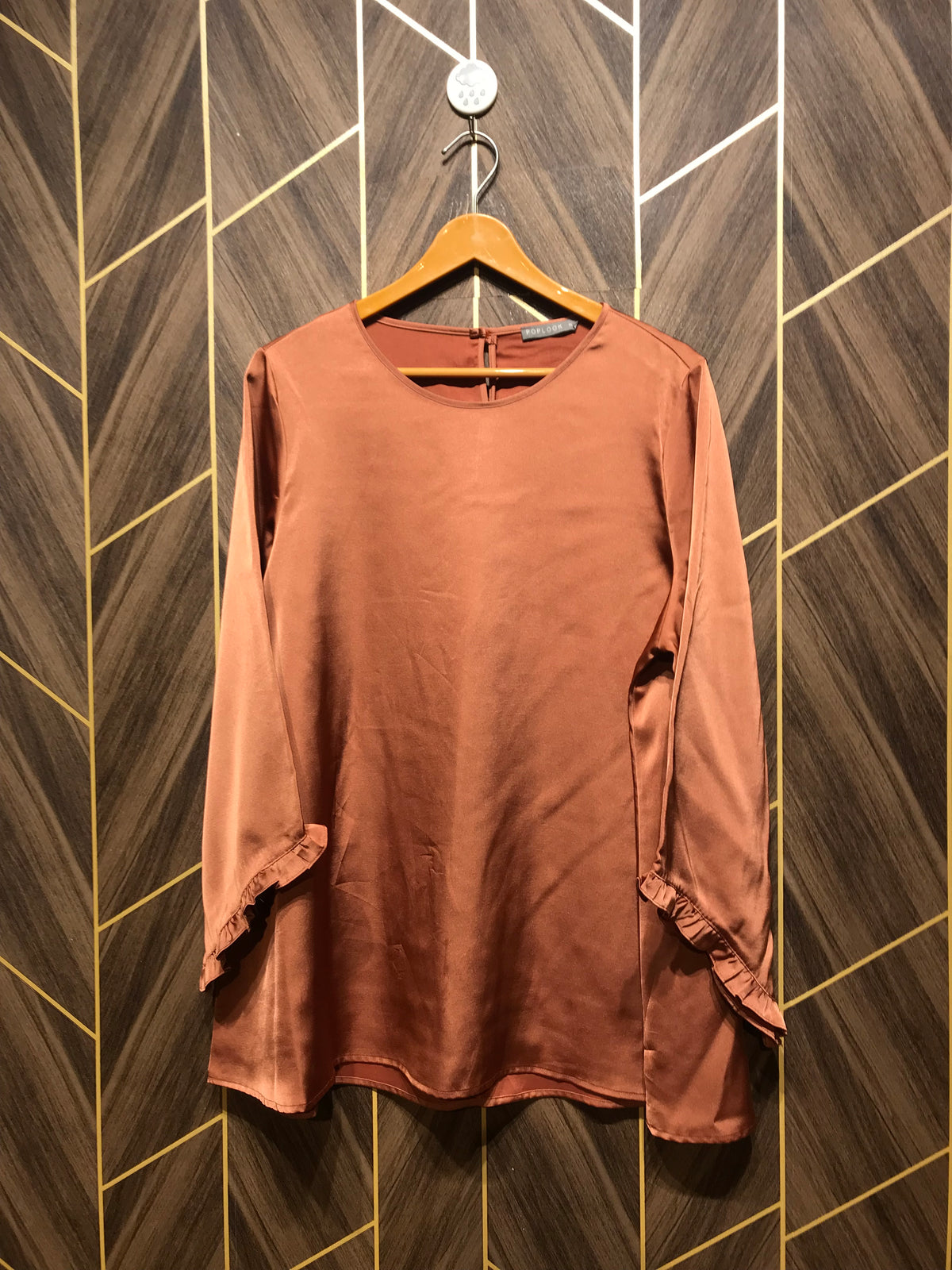 Western Top XLarge Chest 22 length 28 Silk