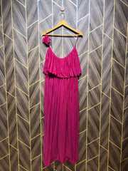 Long Maxie Silk M/L Chest 19/20 Length 53