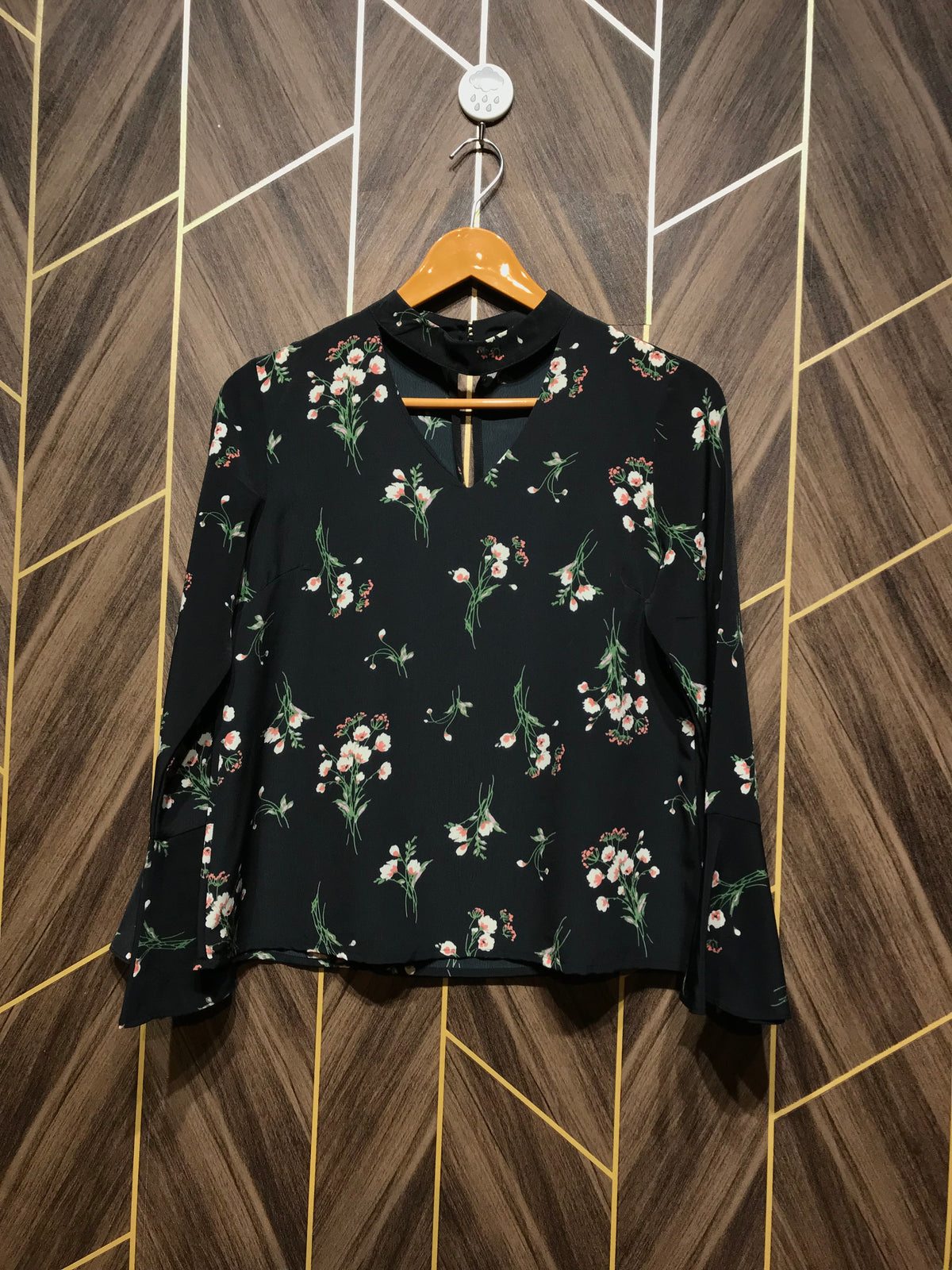 Western Top Small Chest 18 Length 26 Chiffon R-2