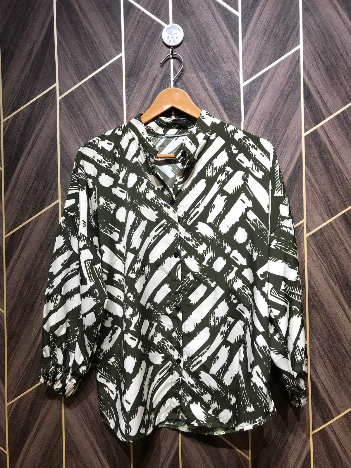 Western Top Medium Chest 19 Length 27 Chiffon