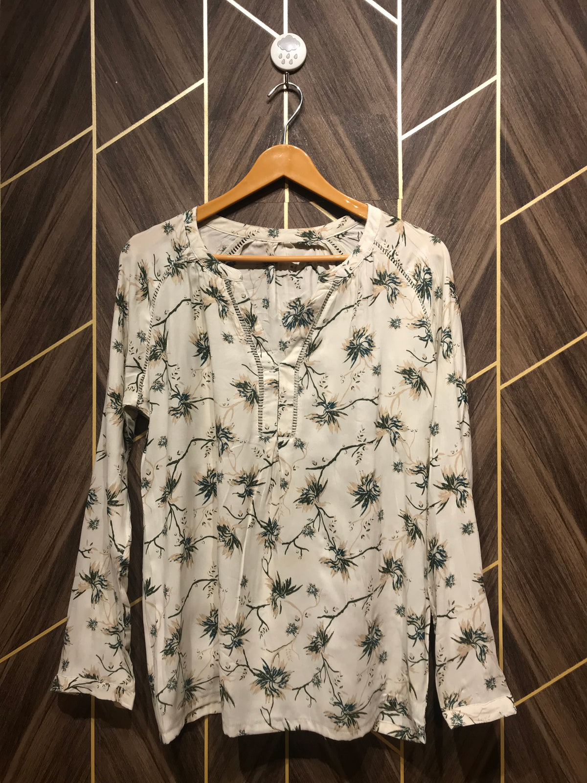 Western Top Small Chest 18 Length 27 Chiffon See through