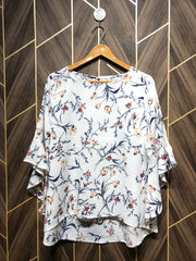 Western Top Medium Chest 19 Length 28 Chiffon