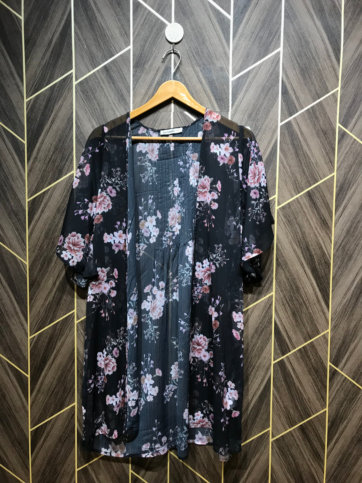 Western Top Small Length 36 Chiffon See through