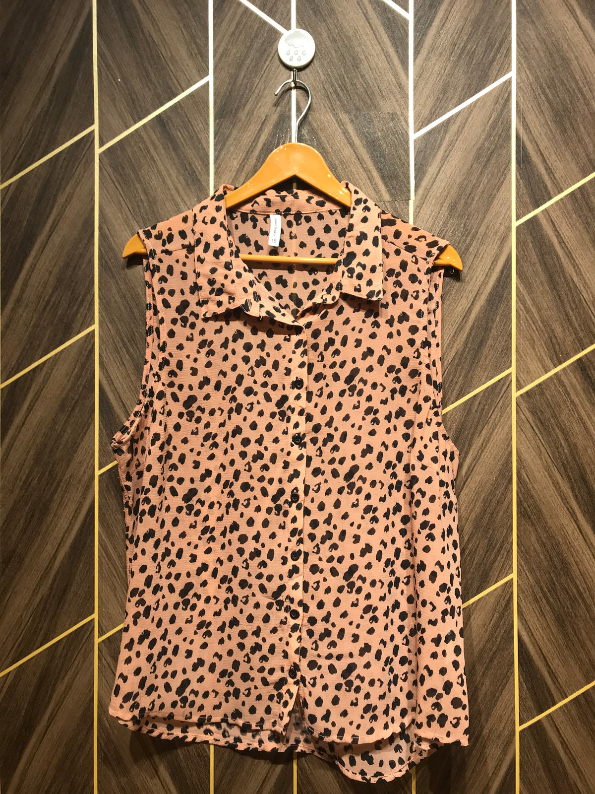 Western Top Large Chest 20 Length 26 Chiffon See through