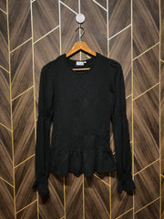 Western Top X-Small FittedLength 24 Chiffon R-1