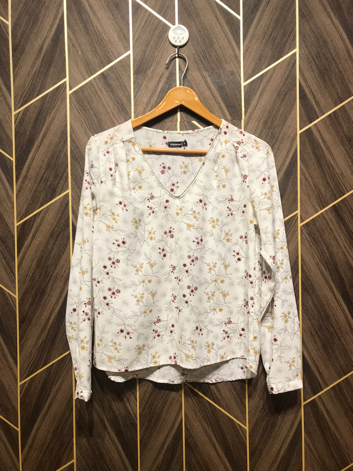 Western Top X-Small Chest 17 Length 21 Chiffon R-1