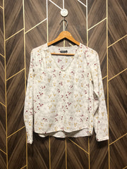 Western Top X-Small Chest 17 Length 21 Chiffon R-1