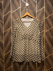 Western Top Small Chest 18 Length 27 Chiffon R-1