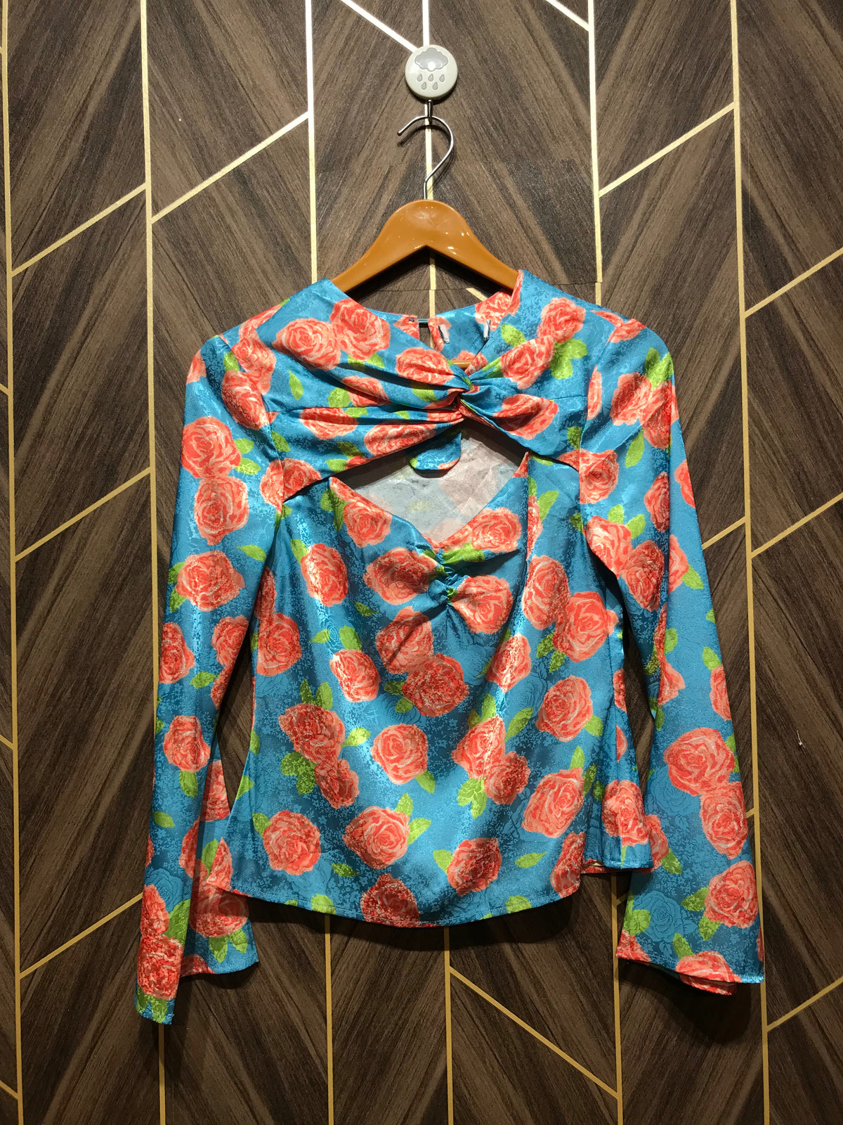 Western Top x-small chest 13 length 21 chiffon 9/10 year R-2