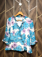Western Top Small Chest 17 Length 23 Chiffon 10/11 year