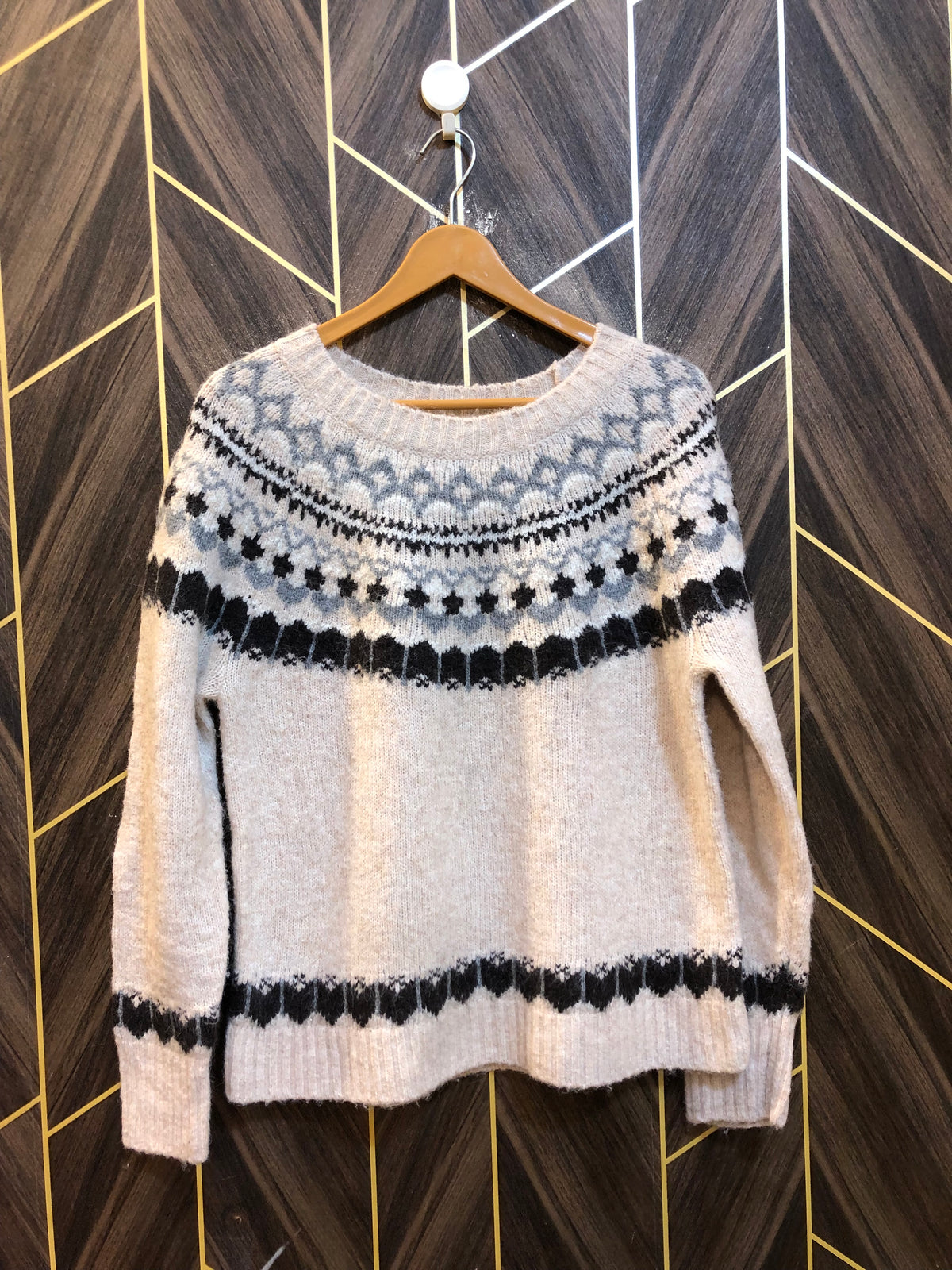 Crop Sweater Small Baggy Chest 18