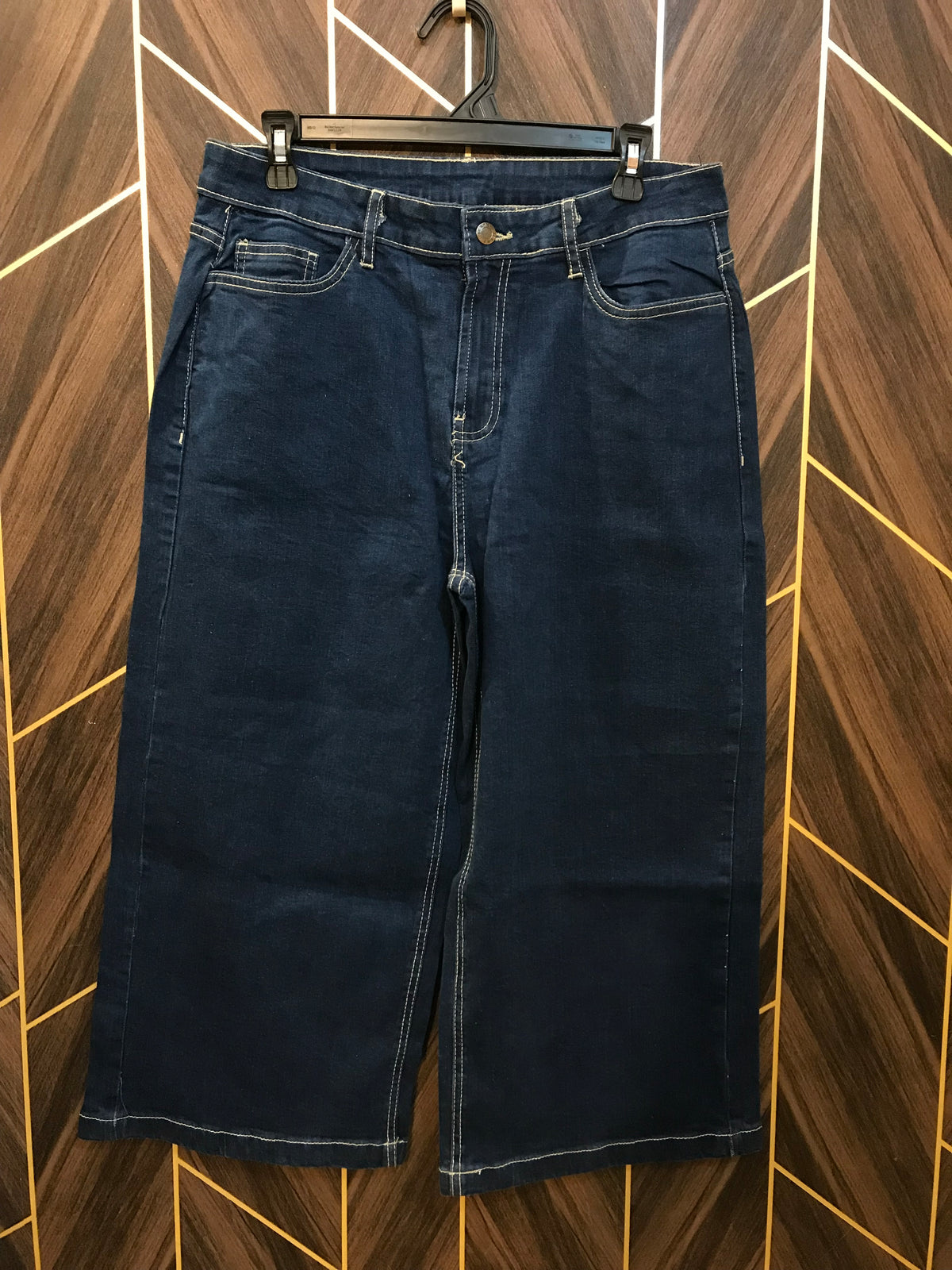 36 High Waist Wide Leg Capri