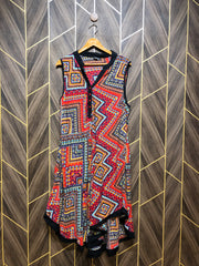 Long Shirt Silk Medium Chest 19 Length 47