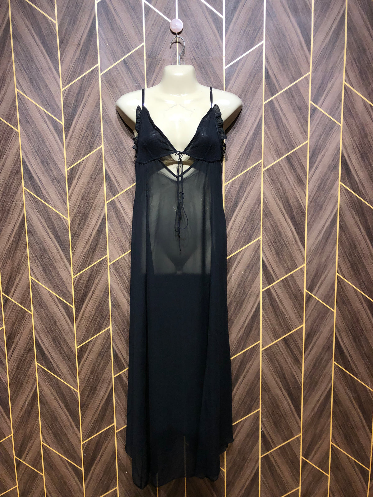 Long Maxie Chiffon S/M Chest 18/19 Length 53