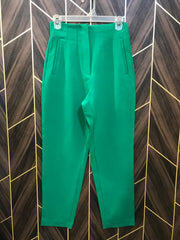 29 High Waist Belt Pent Ankle Length