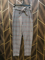 28 High Waist Belt Pent Ankle Length