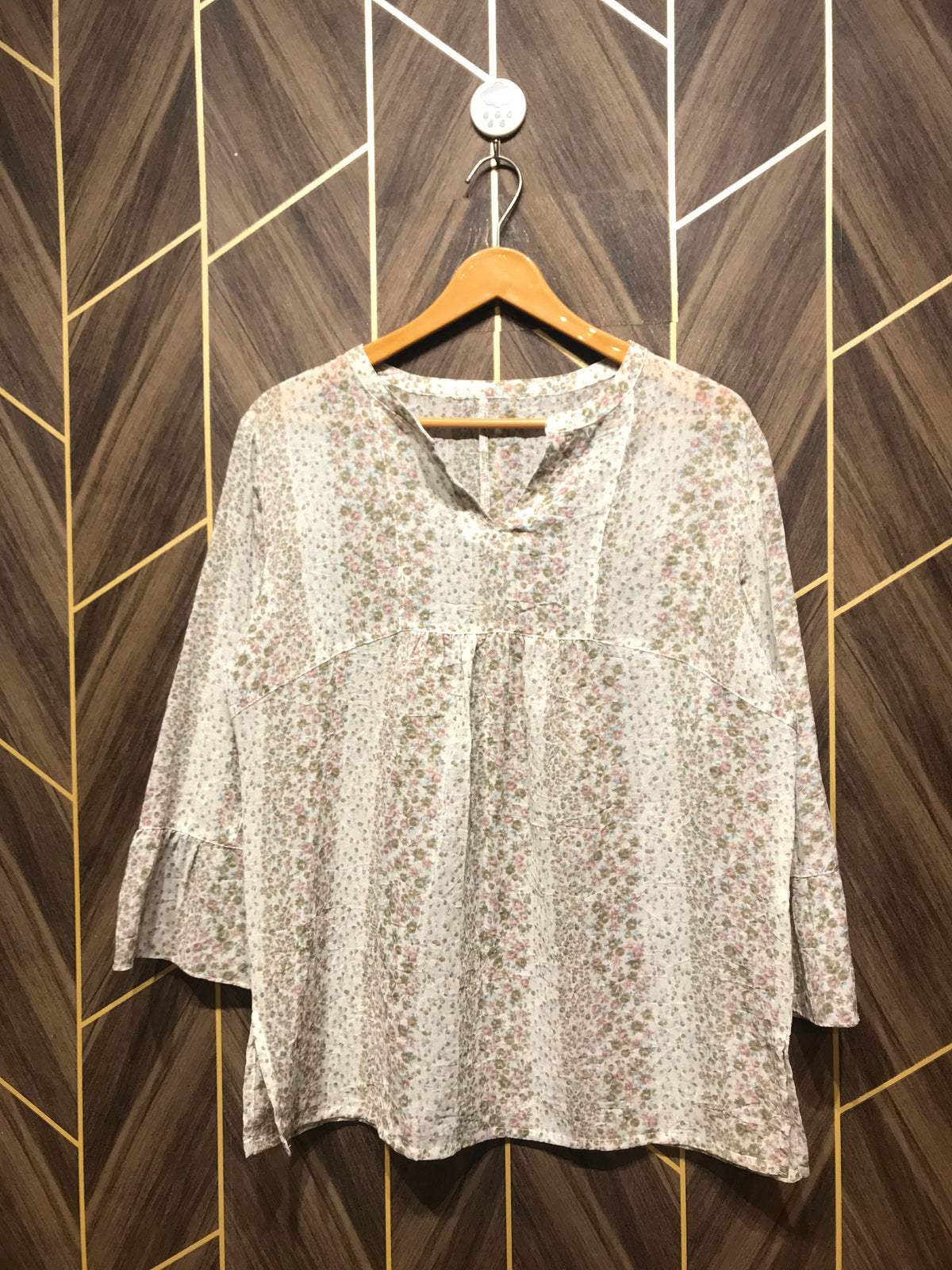 Western Top Small Chest 18 Length 27 Chiffon